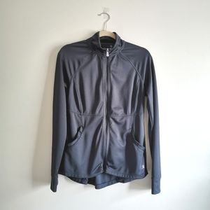 Danskin Dark Grey Defined Slim Fit Zip Jacket M(8-10)